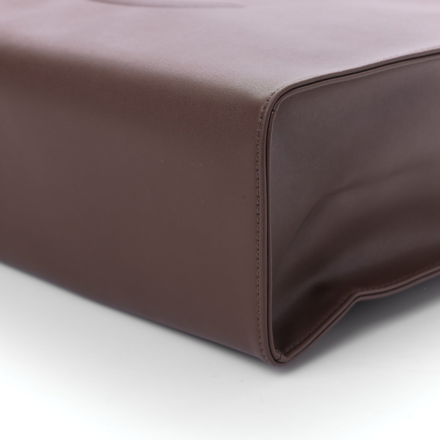 Telfar Vegan Leather Medium Shopping Bag Chocolate 8 of 8
