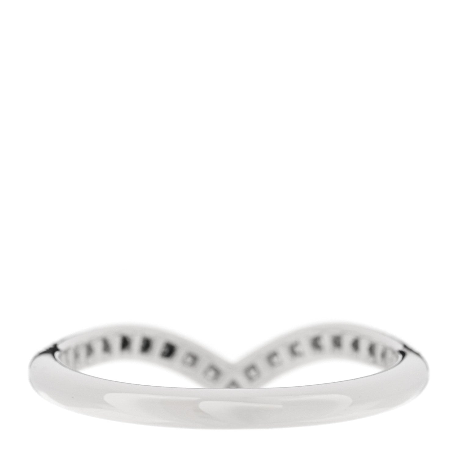 Tiffany Platinum Diamond Soleste V Band Ring 53 6.5 3 of 5