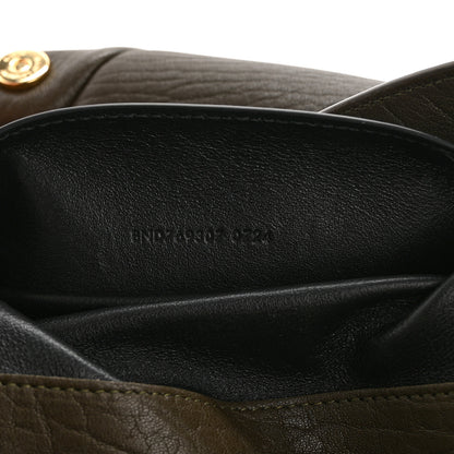 Saint Laurent Lambskin Large Cassandre Envelope Pouch Light Musk 6 of 6