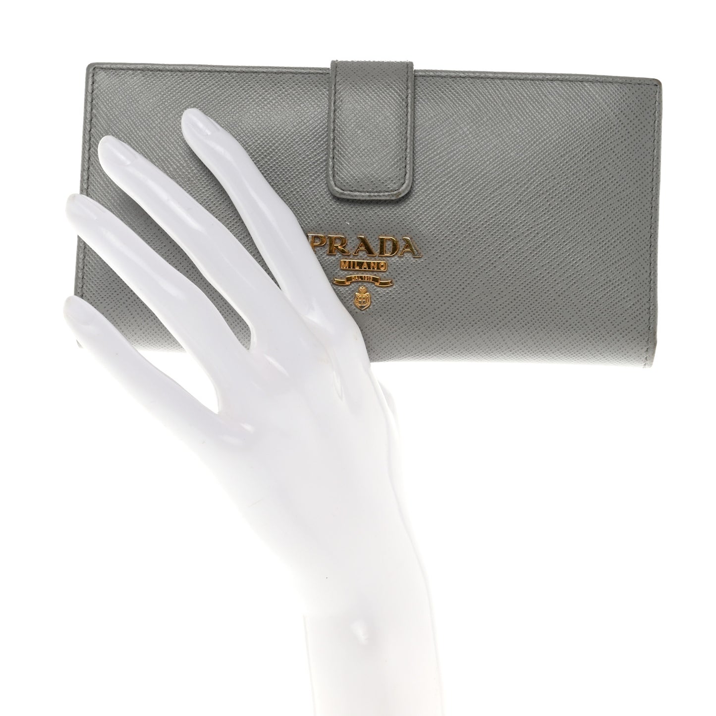 Saffiano Metal Continental Flap Wallet Nube