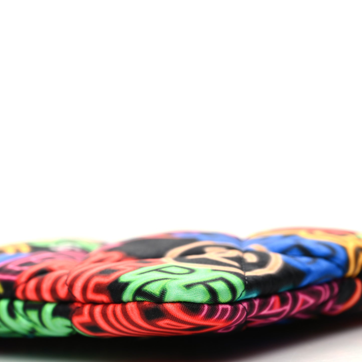 Fabric Quilted Neon Graffiti O Case Black Multicolor