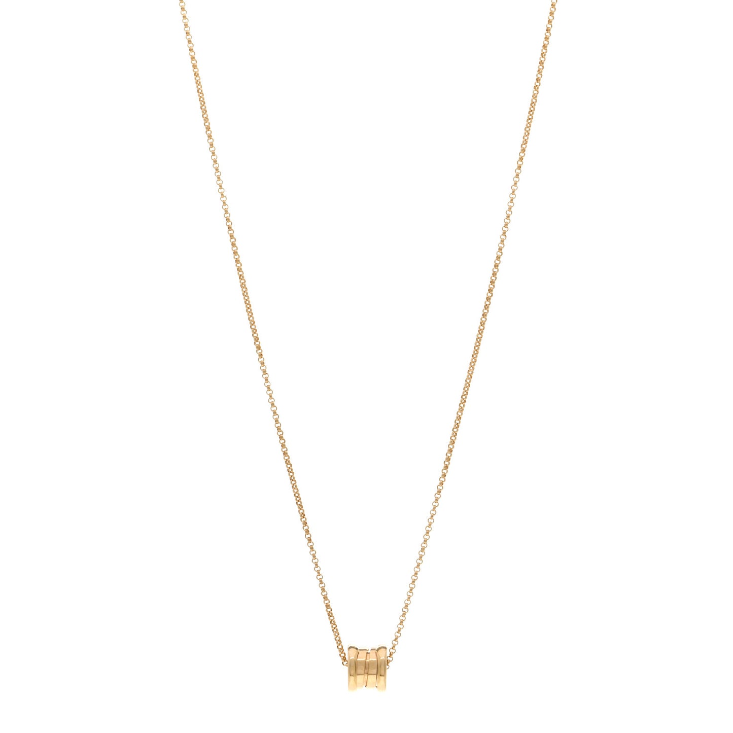 18K Yellow Gold Mini B.Zero1 Pendant Necklace