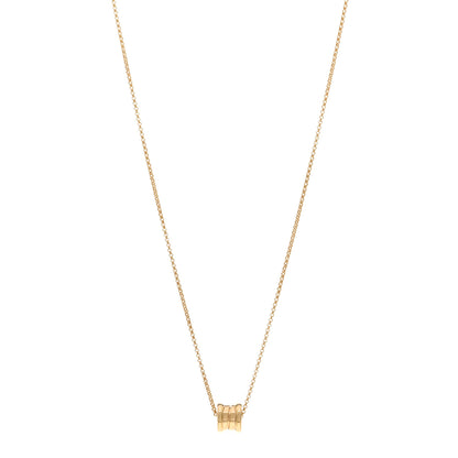 Bulgari 18K Yellow Gold Mini B.Zero1 Pendant Necklace 1 of 5