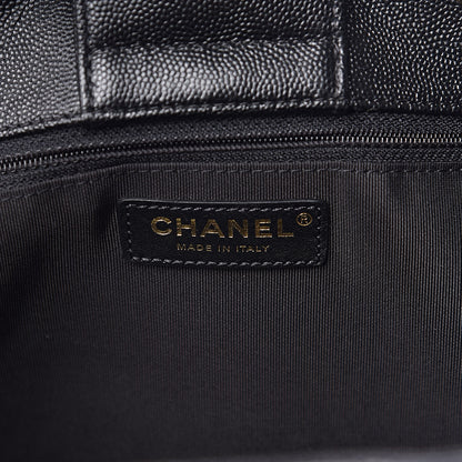 Chanel Caviar Quilted Large Shopping Tote Black 6 of 10