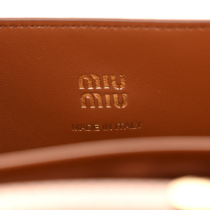 Miu Miu Nappa Wallet On Strap Cognac Orange 6 of 9