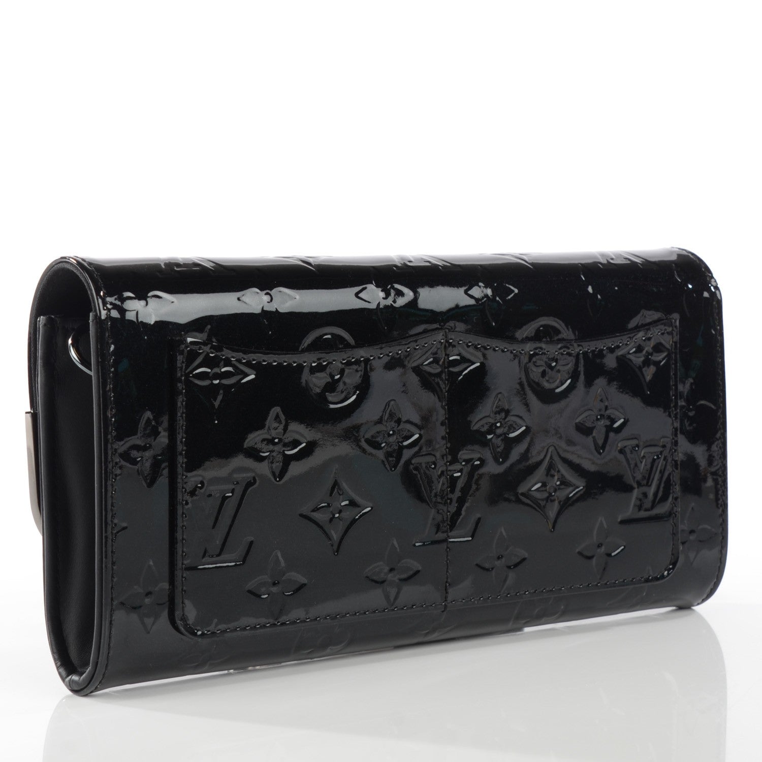 Louis Vuitton Vernis Rossmore MM Noir Magnetique 3 of 7