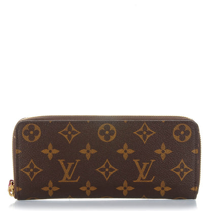 Louis Vuitton Monogram Clemence Wallet Fuchsia 1 of 3