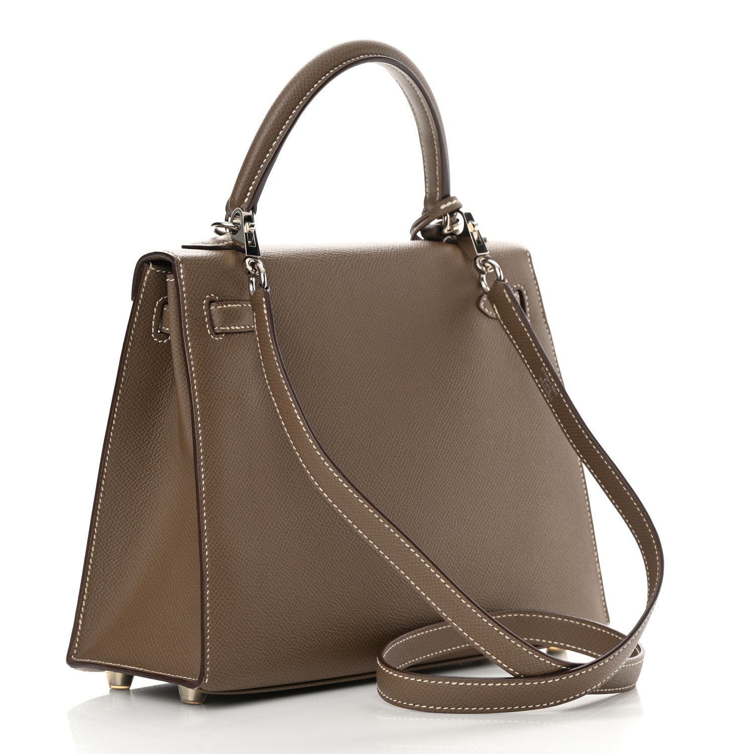 Hermes Epsom Kelly Sellier 25 Etoupe 4 of 17
