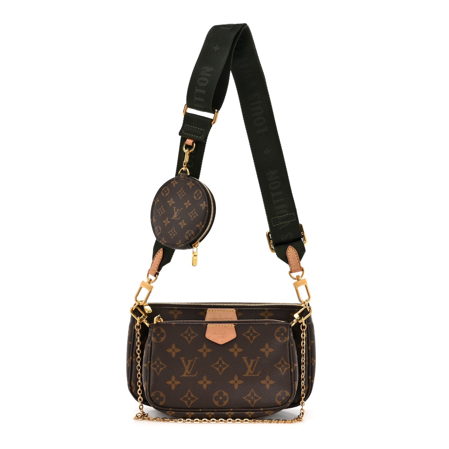 Monogram Multi Pochette Accessories Kaki