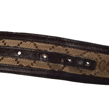 Gucci Monogram Interlocking G Belt 105 42 Brown 5 of 14