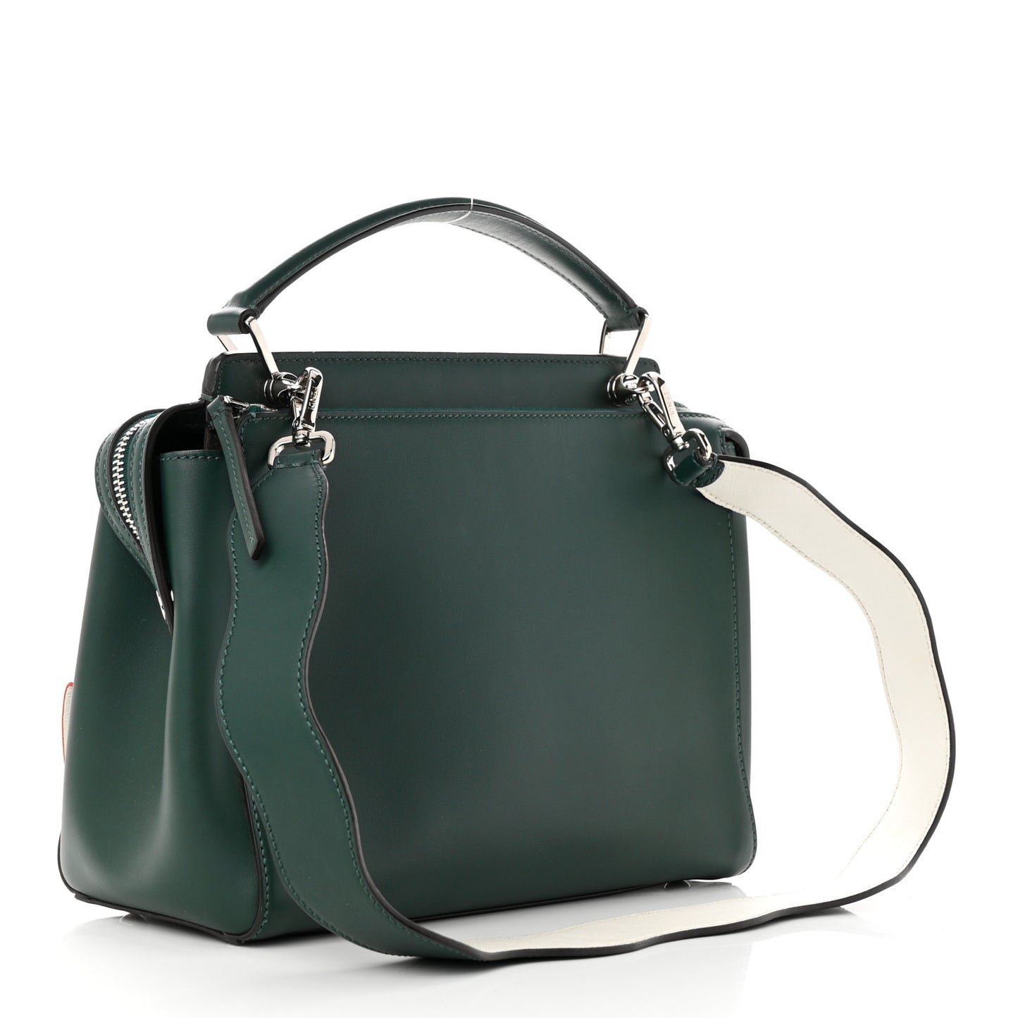 Vitello Baltico Century Dolce Waves DotCom Satchel Verde Inglese White