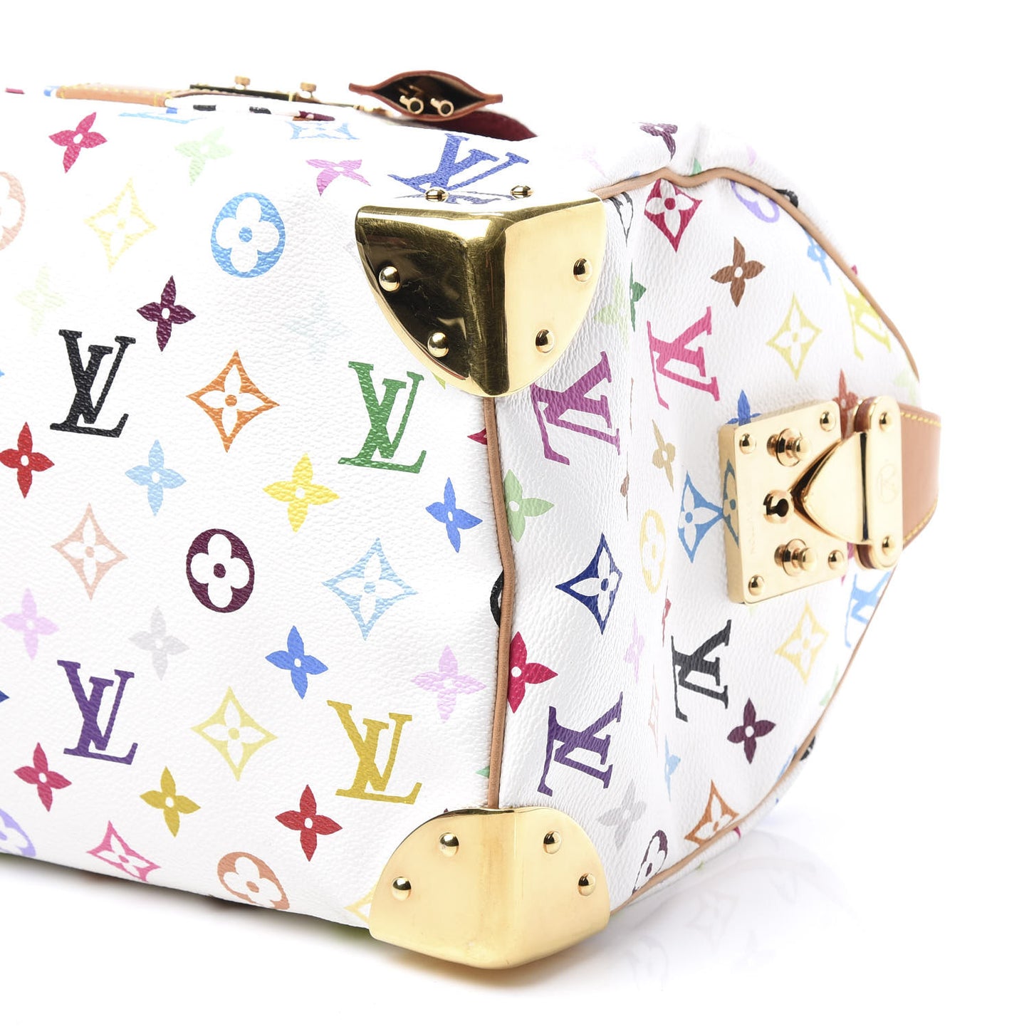 Monogram Multicolor Speedy 30 White
