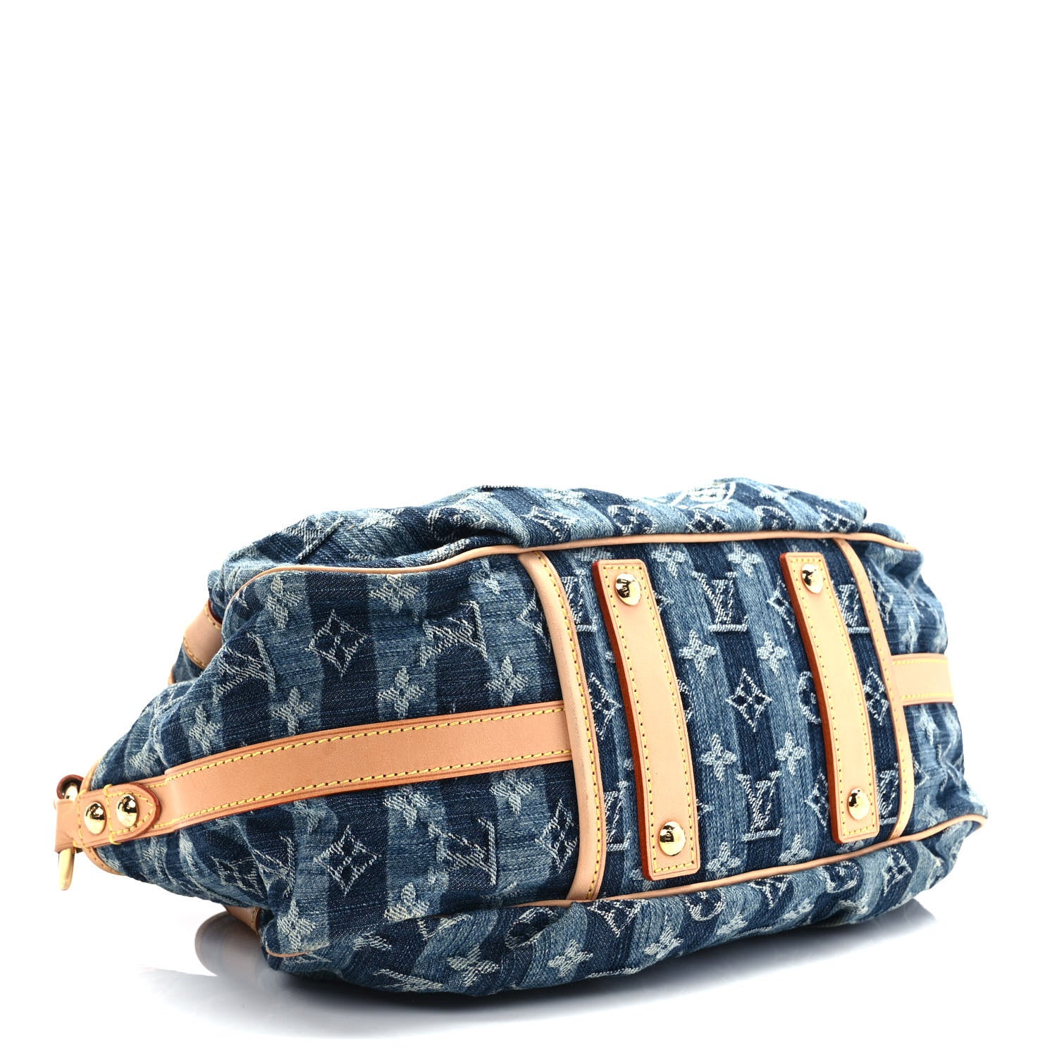 Louis Vuitton Denim Raye Porte Epaule MM 3 of 10