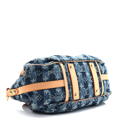 Louis Vuitton Denim Raye Porte Epaule MM 3 of 10