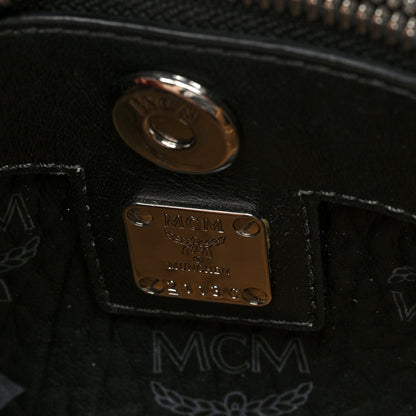 MCM Calfskin Embossed Park Avenue Mini Neo Milla Tote  Black 6 of 9