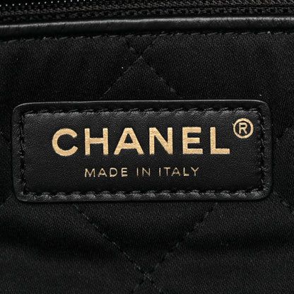 Chanel Shiny Calfskin Quilted Small Chanel 22 Black 8 of 12