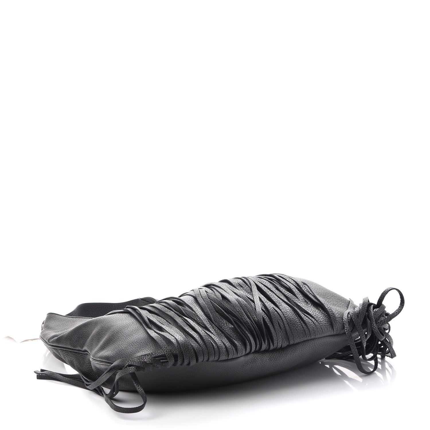 Gucci Cellarius Large New Jackie Nouveau Fringe Hobo Black 4 of 7