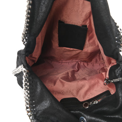 Stella McCartney Shaggy Deer Big Falabella Tote Black 6 of 11