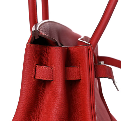 Hermes Togo Birkin 35 Rouge Casaque 16 of 38