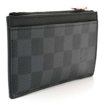 Louis Vuitton LOUIS VUITTON Damier Graphite Coin Card Holder 3 of 6