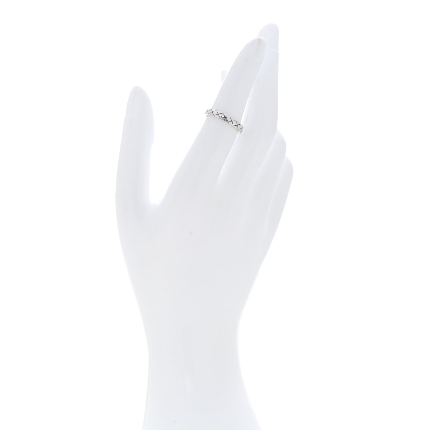 18K White Gold Mini Coco Crush Ring 50 5.25