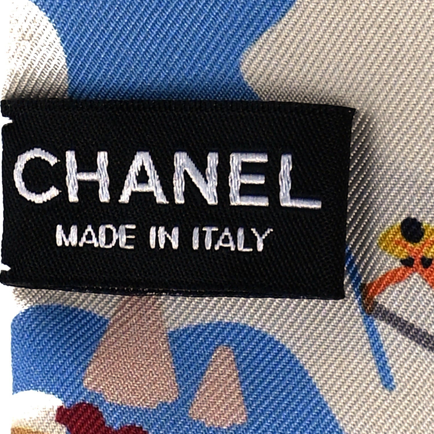 Chanel Silk Ski Print Slim Bandeau Multicolor 3 of 3