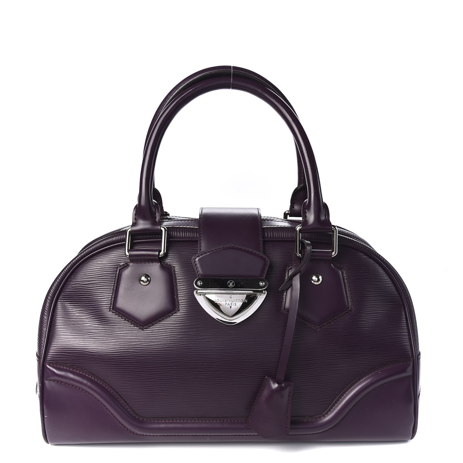 Louis Vuitton Epi Bowling Montaigne GM Cassis 1 of 11