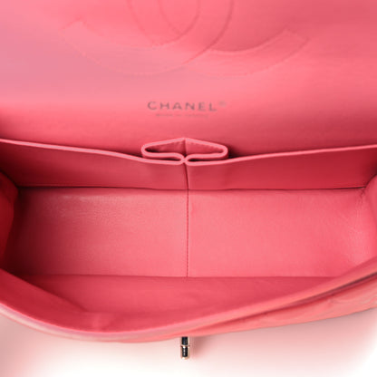 Chanel Lambskin Quilted Jumbo Double Flap Pink 5 of 10