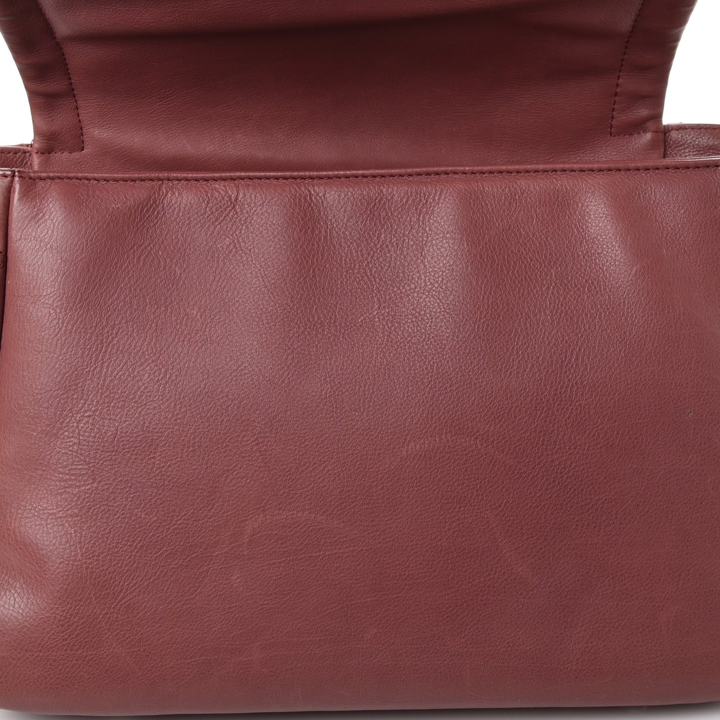 Calfskin Coco Bengal Accordion Flap Dark Pink