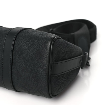 Louis Vuitton Monogram Taurillon Keepall Bandouliere 25 Black 9 of 9