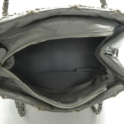 Chanel Calfskin Ultra Stitch Tote Grey 5 of 8
