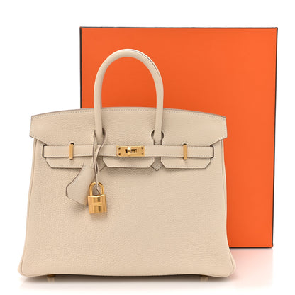 Hermes Togo Birkin 25 Craie 11 of 11
