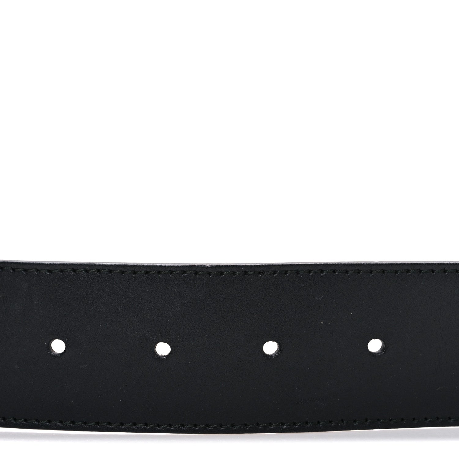 Gucci Calfskin Web Interlocking G Belt 95 38  Black 3 of 5