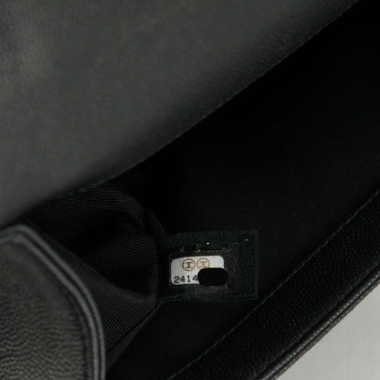 Chanel Caviar Quilted Medium Boy Flap So Black 9 of 9
