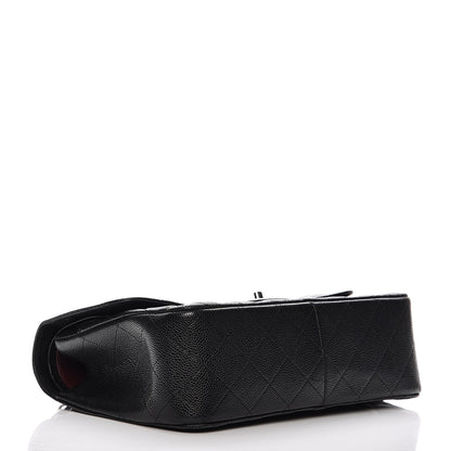 Chanel Caviar Quilted Jumbo Double Flap Black 4 of 7