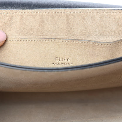 Chloe Suede Calfskin Small Faye Shoulder Bag Black 5 of 13