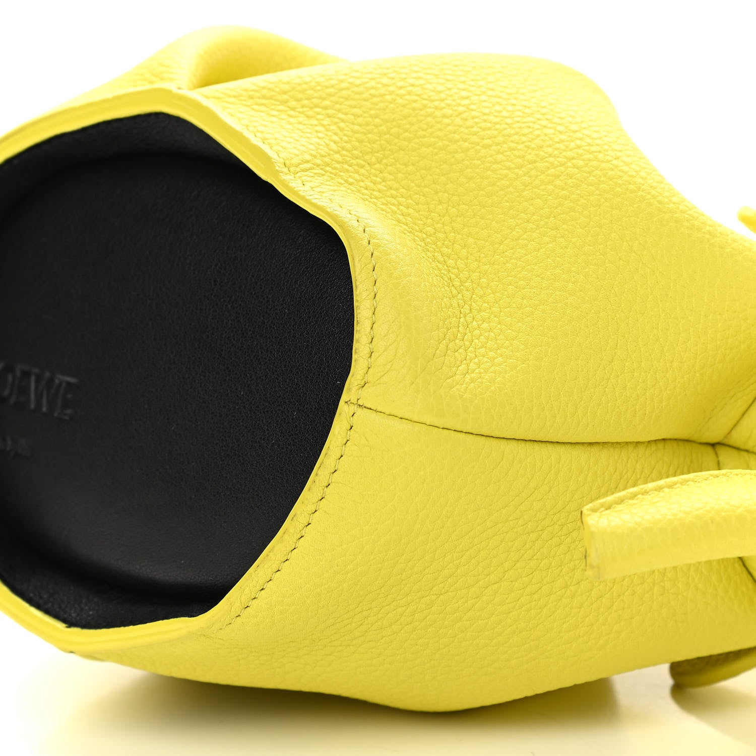 Loewe Calfskin Mini Elephant Crossbody Bag Yellow 9 of 14