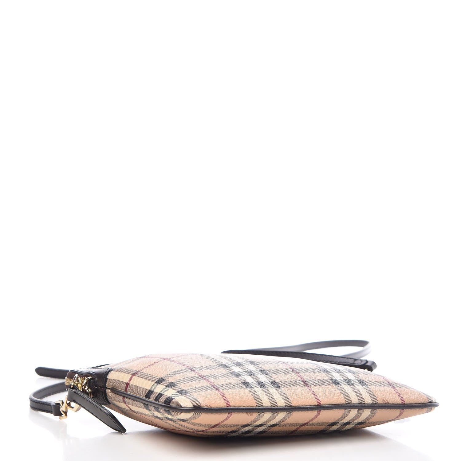 Burberry Haymarket Check Small Crossbody Bag Chocolate 6 of 10