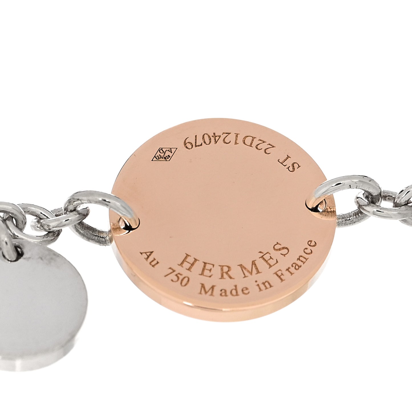 Sterling Silver 18K Rose Gold Confettis Bracelet