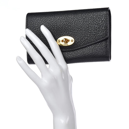 Mulberry Classic Grain Medium Darley Wallet Black 2 of 8