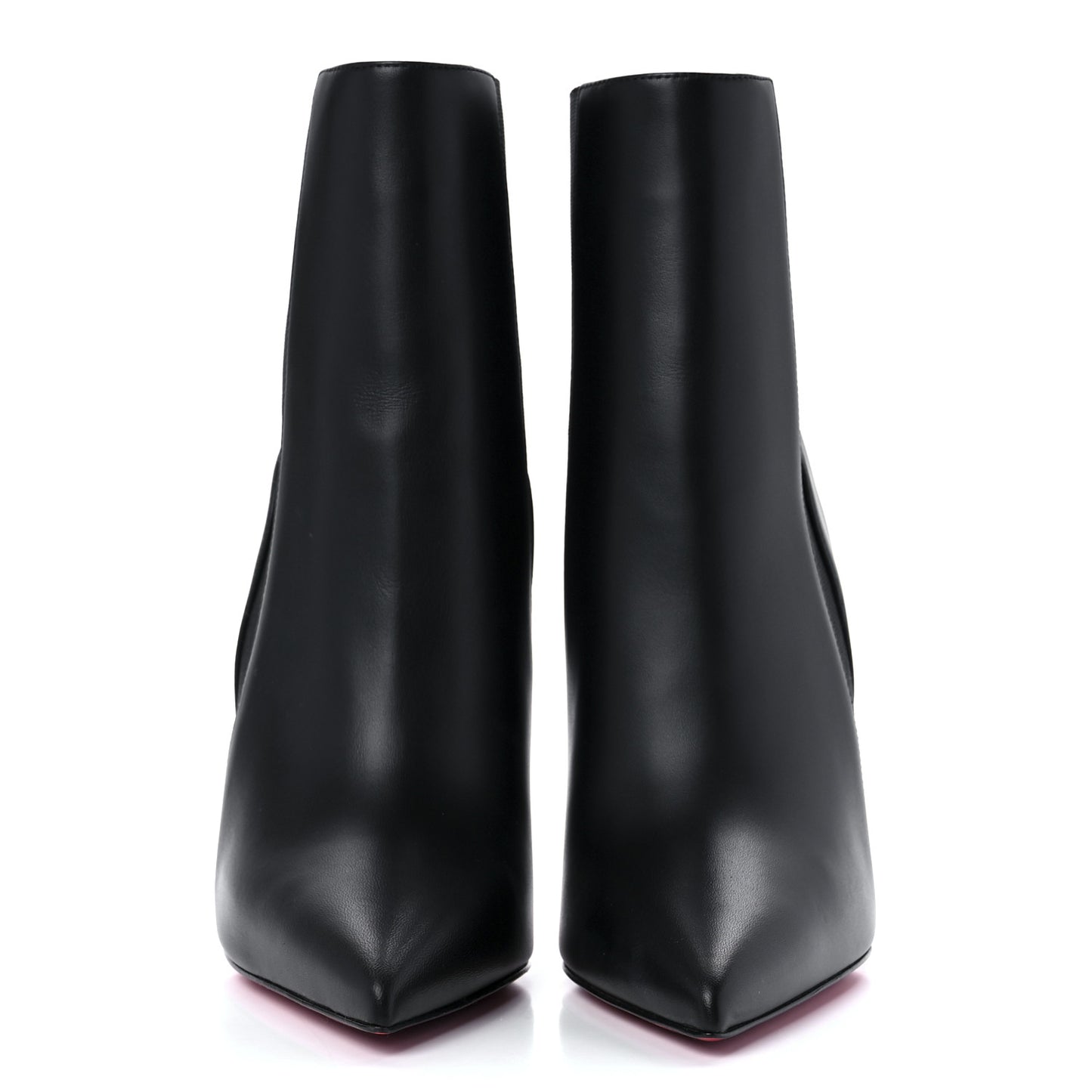 Calfskin Chelsea Chick 100 Stiletto Boots 39 Black