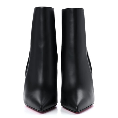 Christian Louboutin Calfskin Chelsea Chick 100 Stiletto Boots 39 Black 2 of 8