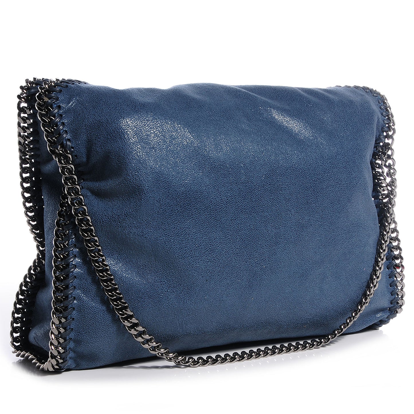 Faux Leather Small Shaggy Deer Falabella Blue