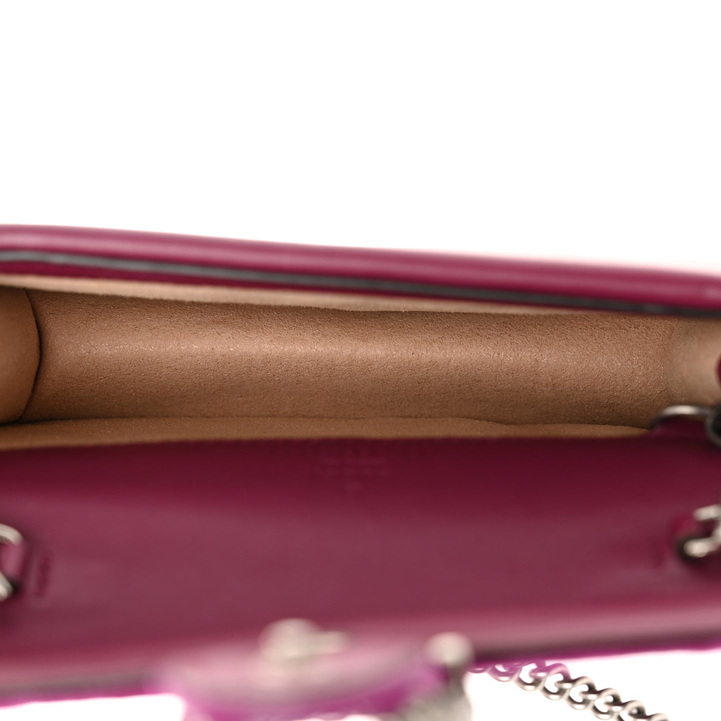 Velvet Super Mini Dionysus Shoulder Bag Fuchsia Violet Cyclamen