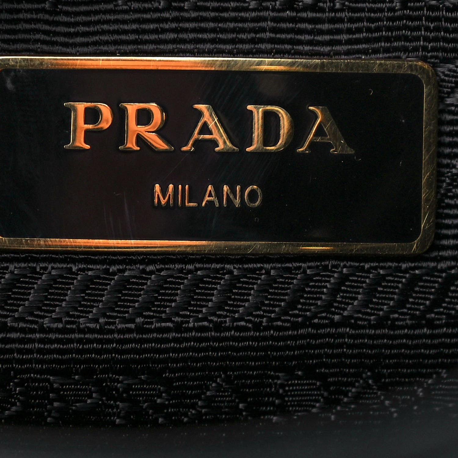 Prada Tessuto Nylon Soft Calfskin Backpack Black 5 of 10