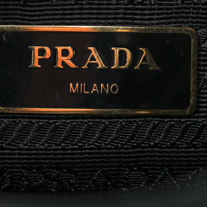 Prada Tessuto Nylon Soft Calfskin Backpack Black 5 of 10