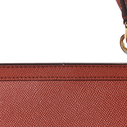 Dolce & Gabbana Dauphine Large Miss Sicily Satchel Dark Orange 7 of 10