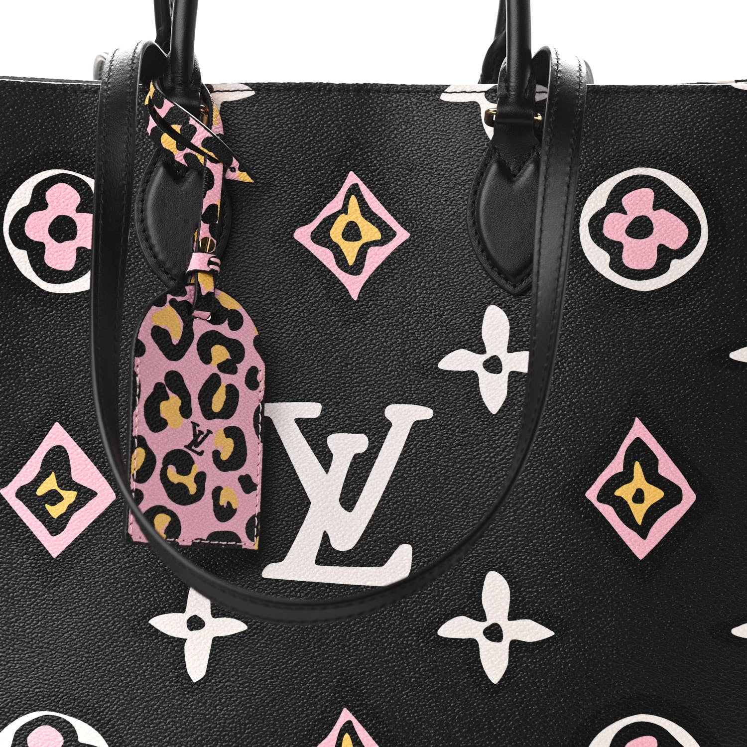 Louis Vuitton Monogram Giant Wild At Heart Onthego GM Black 7 of 10