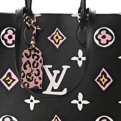 Louis Vuitton Monogram Giant Wild At Heart Onthego GM Black 7 of 10