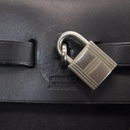 Hermes Toile Herbag Black 6 of 9